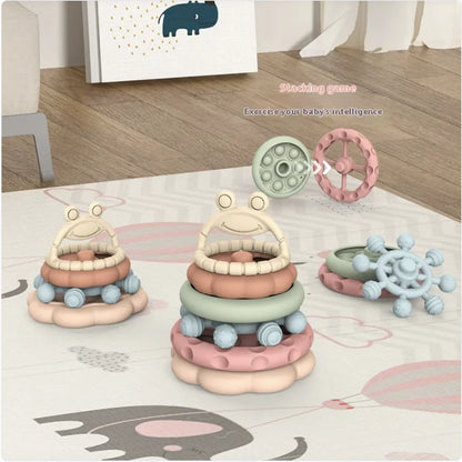 Children's Silicone Stacking Puzzle Blocks Toy